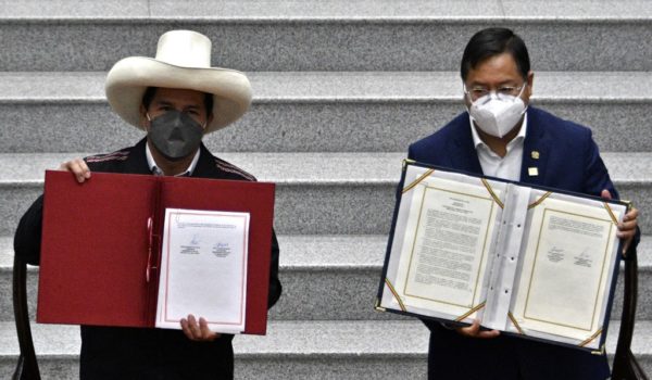 Presidentes de Bolivia y Perú