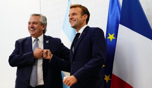 Presidentes de Francia y Argentina hablan sobre crisis de Nicaragua en Cumbre Climática del G20
