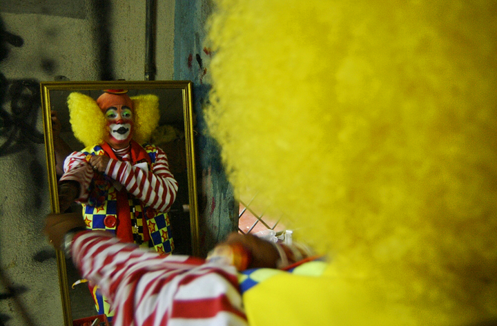 Roberto Barberena, actor de títeres y payaso profesional, alias Pipo. LA PRENSA/ARCHIVO.