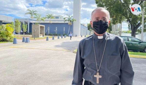 Obispo de Managua exiliado en Miami por amenazas de muerte: “El futuro está por empezar”