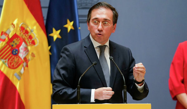 Canciller español dice que el retiro del embajador no va a impedir «que España reclame democracia en Nicaragua»