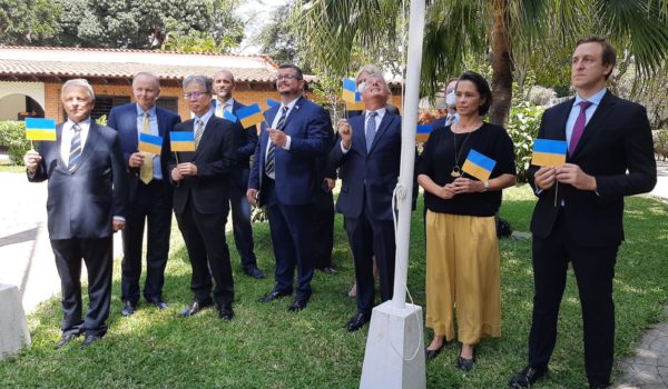 Embajadores de la Unión Europea en Nicaragua se solidarizan con Ucrania