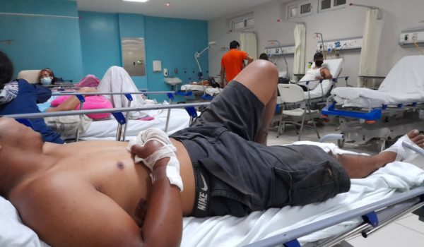 Bismarck Sevilla González, de 21 años recibió quemaduras de tercer grado por descarga eléctrica. LA PRENSA/Cortesía.