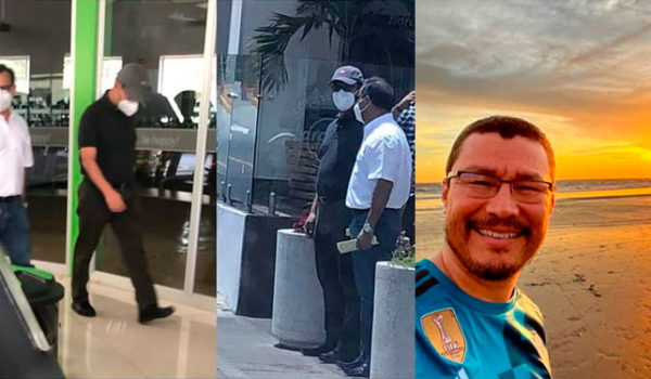 Medios hondureños publican fotografías de exministro de la Presidencia de Honduras, Ebal Díaz, en Managua