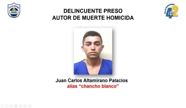 Juan Carlos Altamirano Palacios enfrenta cargos por asesinato agravado. LA PRENSA/Cortesía