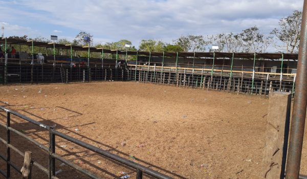 Este es el redondel donde un toro lanzó por el aire a Julio Sánchez Quintanilla. LA PRENSA