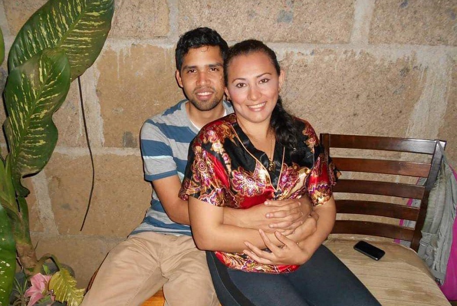 Guillermo Antonio Torrez Sánchez y su esposa Elen Rodríguez.
