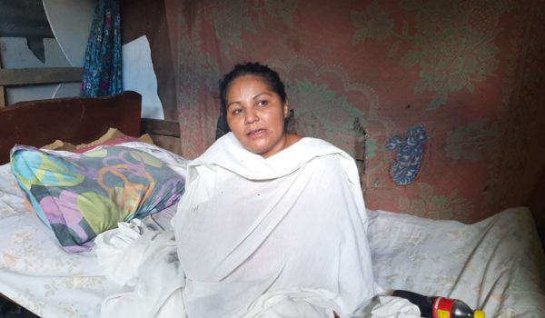 Julissa Miranda López logró sobrevivir después de ser arrastrada por la corriente de un cauce al Lago Xolotlán. LA PRENSA