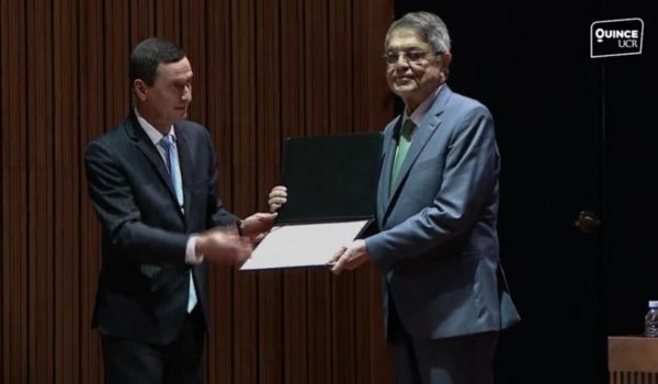 UCR otorga Doctorado Honoris Causa al escritor nicaragüense Sergio Ramírez Mercado