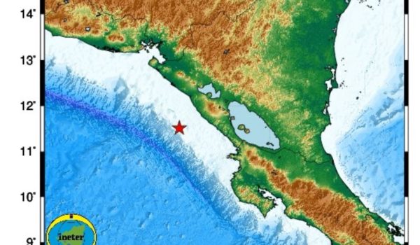 Temblor de 5.1 grados sacude partes de Nicaragua
