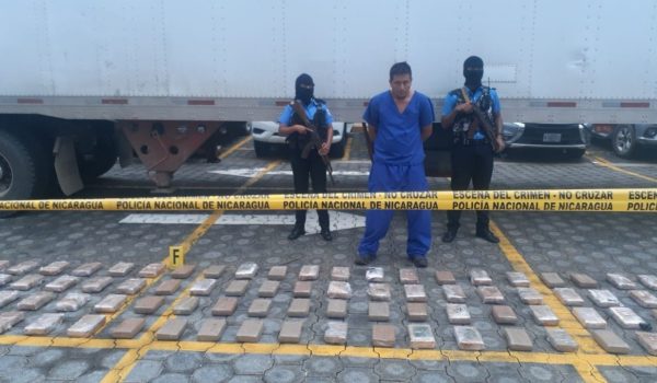 Pedro Siles Valle, de 38 años presentado por la Policía como narcotraficante. LA PRENSA/ Cortesía