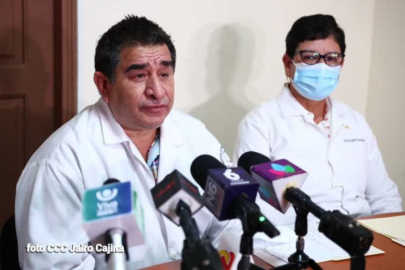 El director del IML, doctor Julio Espinoza,, confirmó ante medios oficialistas que el niño murió por broncoaspiración  LA PRENSA/Tomada de El 19 Digital/Jairo Cajina