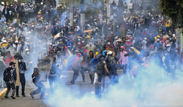 Ecuador, indígenas, protestas en Ecuador