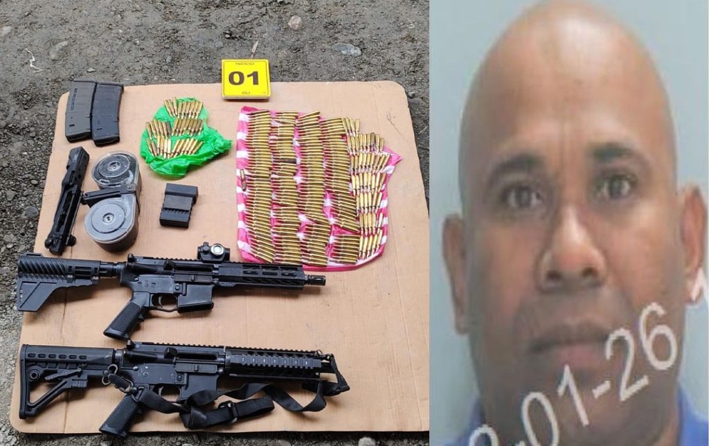 La Policía de Costa Rica circuló esta foto del nicaragüense Rehan Fraile Suárez por su vinculación con un grupo de narcotraficante a quienes también les ocuparon armas de guerra. LA PRENSA/ Cortesía.