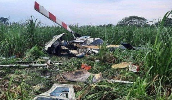 Helicóptero se desploma en León.  Piloto sale lesionado