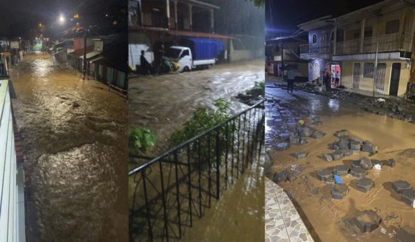 Fuertes lluvias desbordan el río Artigua, en Chontales. Calles y viviendas resultan afectadas