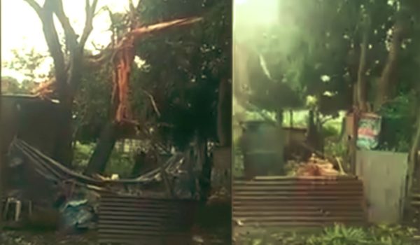 ¡Milagro en Managua! Hermanitas sobreviven al impacto de rayo en el patio de su casa