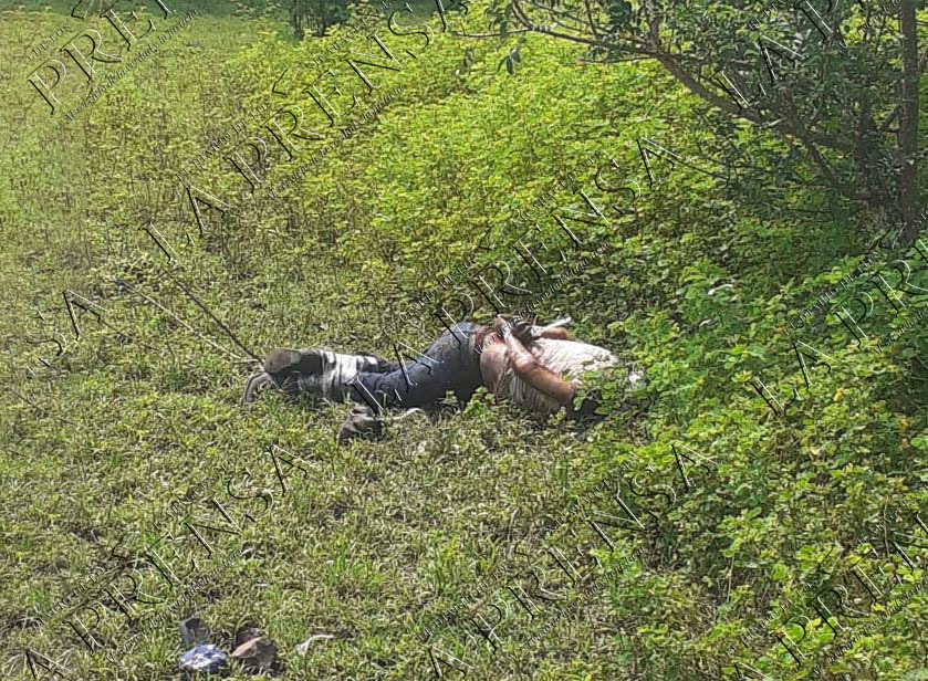 A la orilla de un camino rural sobre un predio montoso fue encontrado el cadáver de Martín Marenco González en un camino rural de Boaco. LA PRENSA