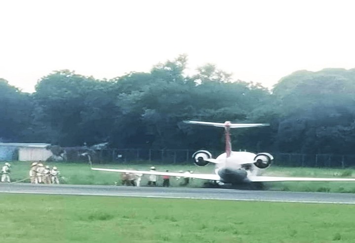 Avión se salió de la pista en el aeropuerto internacional de Managua