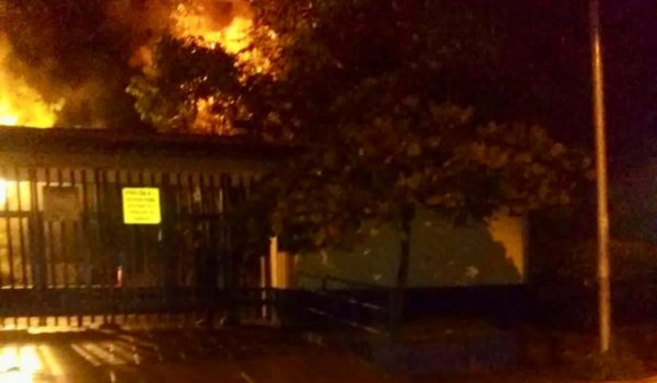 Incendio en el Complejo Judicial de Estelí