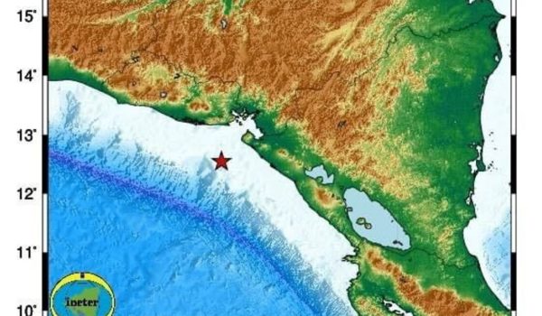 Nicaragua registra un sismo de 5.3