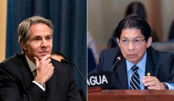 EE.UU. discute con el canciller Denis Moncada la importancia de un «diálogo constructivo» con Nicaragua