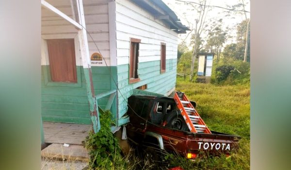 Policía y civil mueren en accidente de tránsito en el empalme de Alamikamba