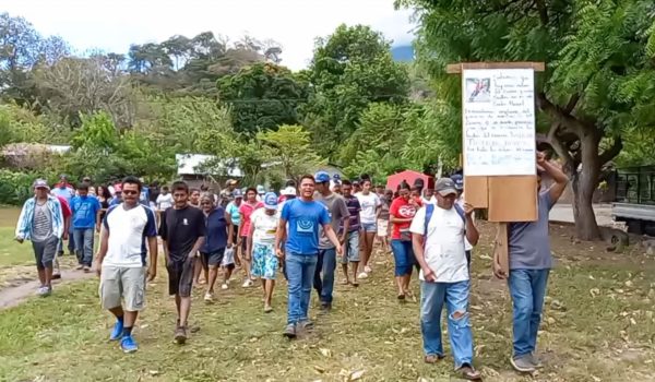 Ometepinos marchan exigiendo ampliar investigaciones por crimen de isleño