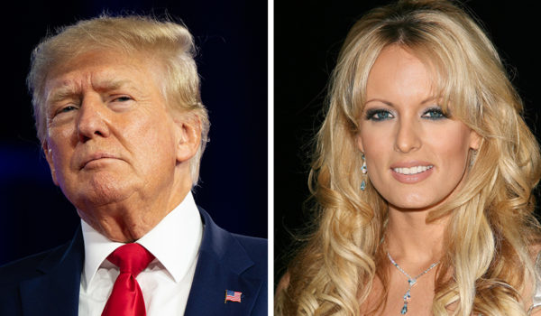 Getty Images Stormy Daniels dice que Donald Trump le pagó dinero para callar una relación extramatrimonial, algo que el expresidente niega.