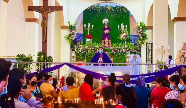 La imagen de Jesús del Rescate en Popoyuapa se quedó en casa este Viernes de Dolores