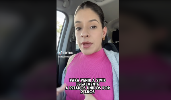 Joven nicaragüense cuenta en TikTok su experiencia obteniendo el parole