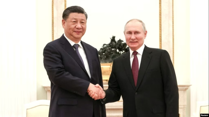 Xi Jinping, Vladimir Putin. China, Rusia