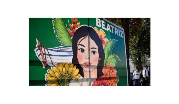 Getty Images Un mural de Beatriz.