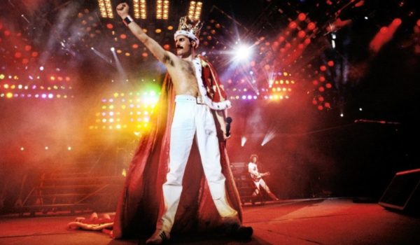 Denis O'Regan Freddie Mercury fotografiado en el estadio de Wembley en 1986
