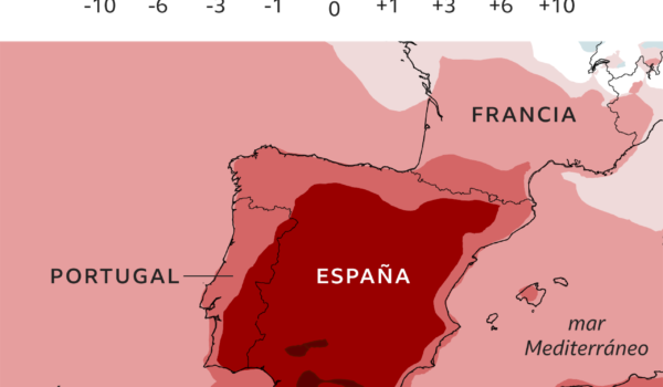 BBC La temperatura más alta registrada en la Península Ibérica en un mes de abril fue de 37,4ºC, en Murcia, en el sureste del país, hace 12 años.