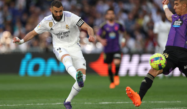 Un inspirado Benzema lidera paliza del Real Madrid contra el Valladolid