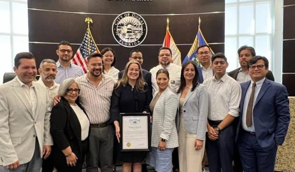 Autoridades de ciudad Doral de Miami declararon el 18 de abril como Día de la Libertad de Nicaragua