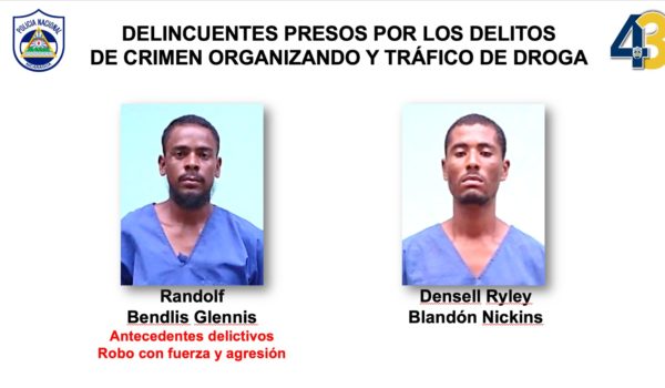 Dos blufileños caen con tres kilos de cocaína