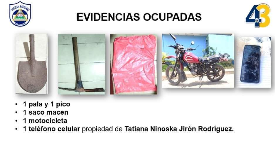 Estas son las evidencias del  femicidio que la Policía encontró en la casa Harold Sánchez Moreno.LA PRENSA/ Policía