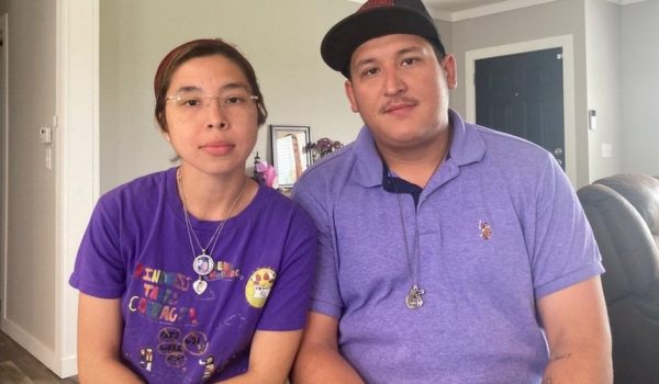 BBC Jessica y Ryan Ramirez se mudaron a otra ciudad de Texas para escapar de los recuerdos que les traía la ciudad de Uvalde.