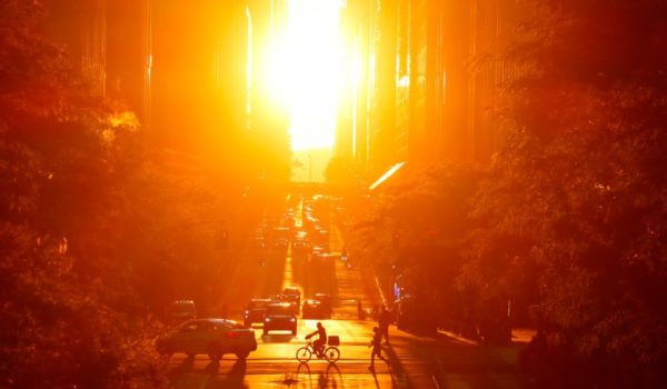 Getty Images La vista desde la calle 42 en Manhattan.