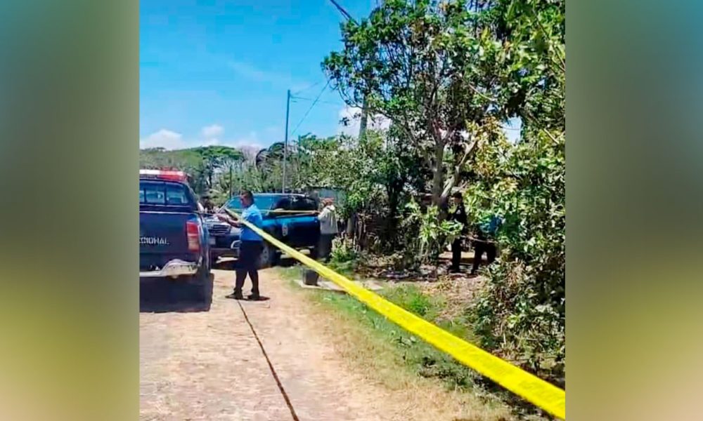 La Policía acordó el lugar donde fue encontrado el cadáver de María Isabel Hernández, de 64 años. LA PRENSA/ Televisión Rivense.