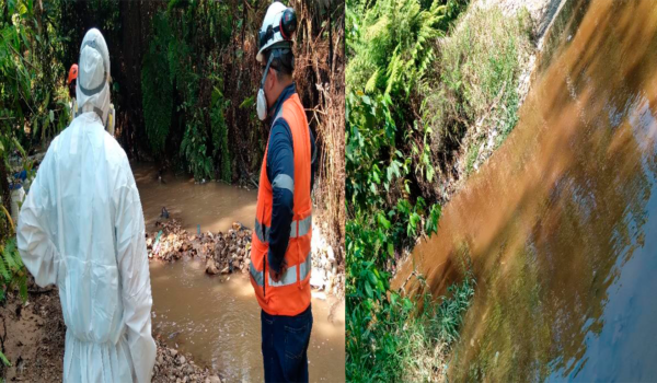 Marena confirma derrame de cianuro en el río Tungki. Comunitarios denuncian que han sido amenazados