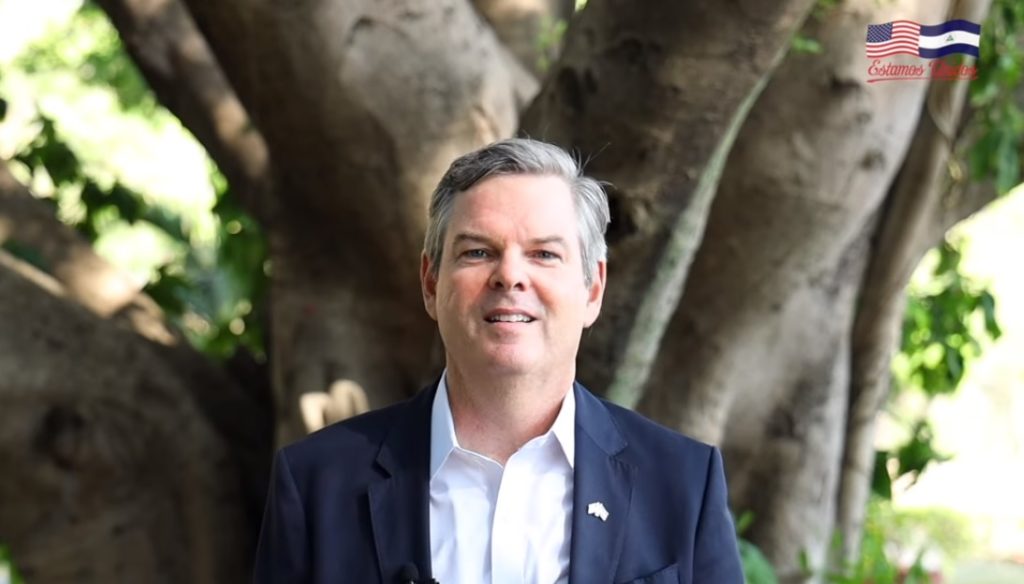 Kevin K. Sullivan, embajador de Estados Unidos en Nicaragua entre noviembre de 2018 y mayo de 2023. LA PRENSA/Captura
