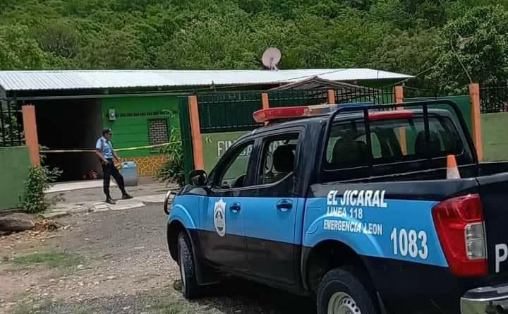 Esta es la casa donde Aracely Vega Lazos mató a su mamá  Dominga Lazo Zeas. LA PRENSA/ Cortesía. 
