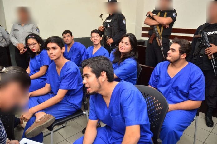 Siete integrantes del Movimiento Estudiantil 19 de Abril fueron detenidos por el régimen en 2018. 