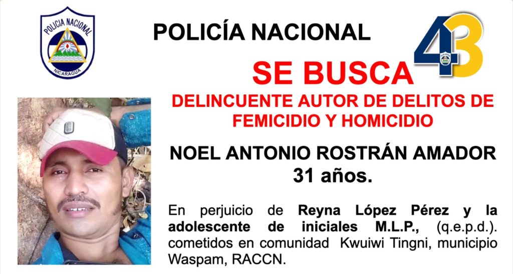 Este sujeto es buscado por el crimen de su pareja y su hijastra. LA PRENSA/ Policía.