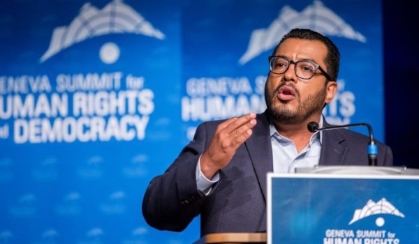 Cumbre de Ginebra otorgará premio al valor al opositor Félix Maradiaga