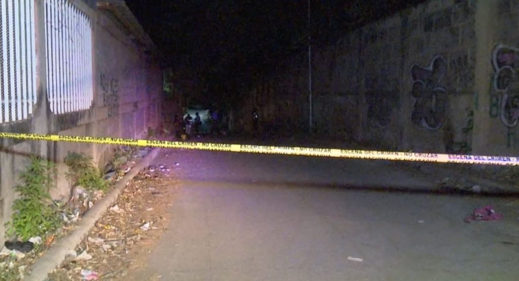 Este es el sito donde fue encontrada asesinada Nelly Romero. LA PRENSA/ capuera de video/ Canal 13. 