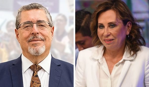 Getty Images Sandra Torres y Bernardo Arévalo estarían en la segunda vuelta que se realizaría el próximo 20 de agosto.